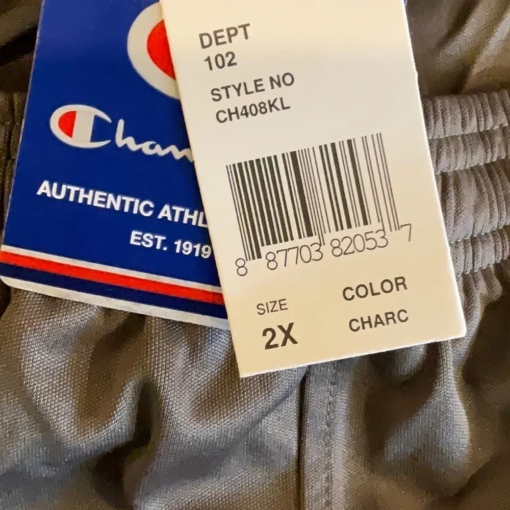 Champion men’s Solid C Vapor Pants grey